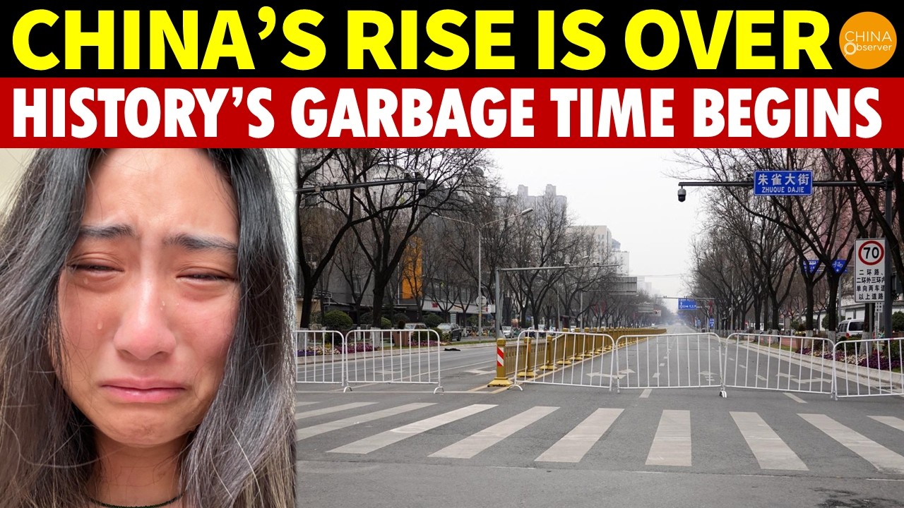 Economy Falls, Population Shrinks: China’s Rise Is Over, History’s Garbage Time Has Begun