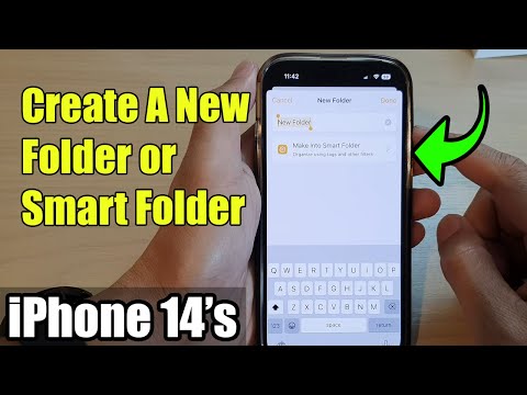 iPhone 14/14 Pro Max: How to Create A New Folder or Smart Folder