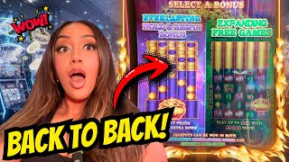 RARE Back To Back Slot Bonuses At Choctaw Lands Us A HUGE WIN!