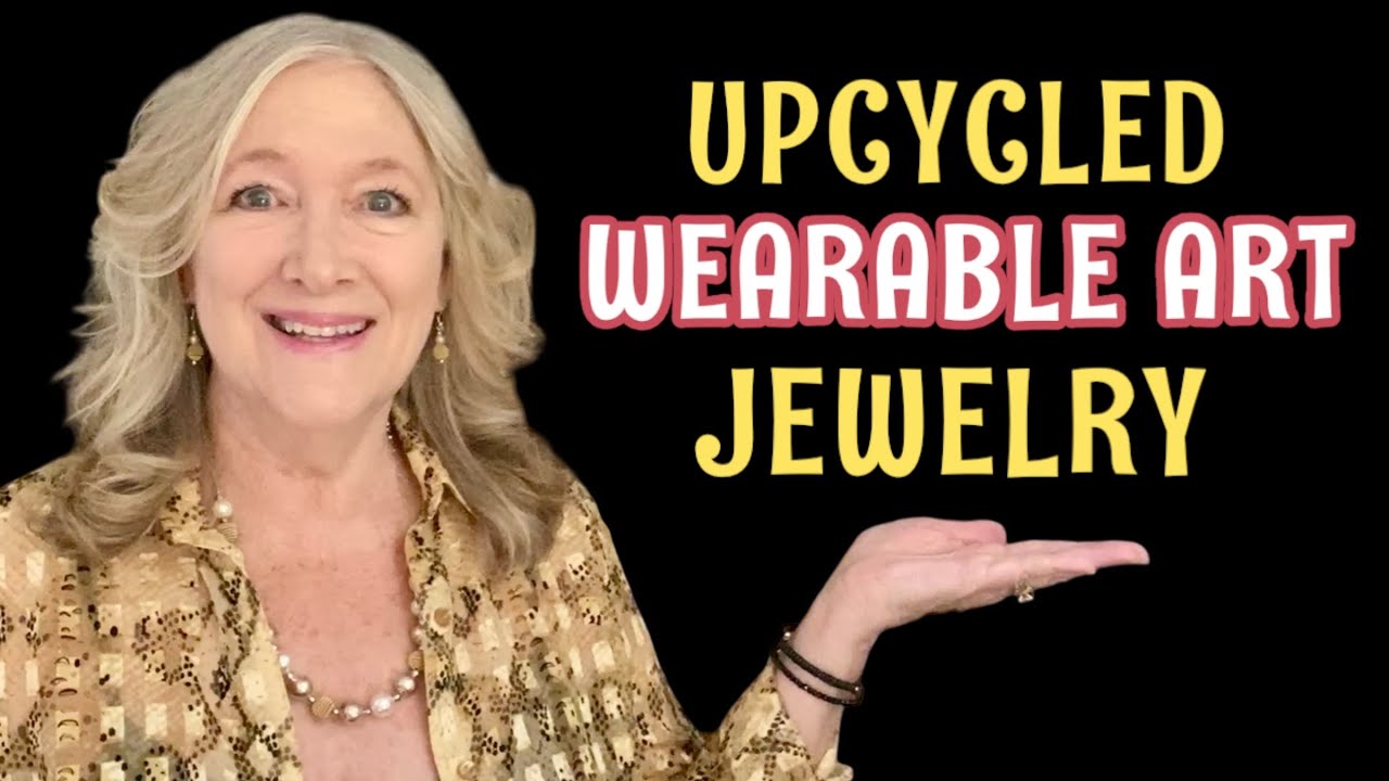 DIY Make Upcycled WEARABLE ART Jewelry | Pendant Necklace Earrings Tutorial