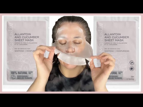 Monuskin Allantoin and Cucumber Sheet Mask Review / Relieves, soothes And Protects