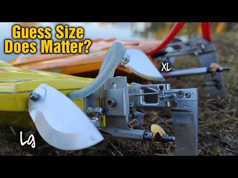 New OSE Turn Fin Testing Deltaforce 23, 6s Speed run Deltaforce 35 - Rc Boat Tuning