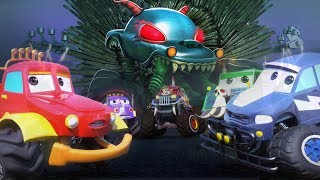 Download the video "It's Halloween Night | Monster Truck Dan | Kids Cartoon Videos"