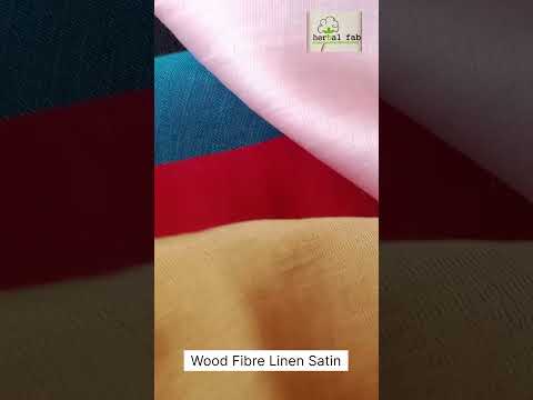 wood fibre Linen Fabric