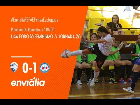 PARTIDO // JORNADA 28 // OURENSE ENVIALIA FSF - AE PENYA ESPLUGUES // 18/05 // (0-1)