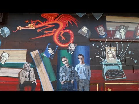 #605 Great LA Murals of NoHo Arts on Easter - Daze With Jordan The Lion (4/3/2018)