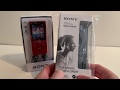 The Red Sony MP3 Walkman NW E394 Part 1 Unboxing And Transferring Music