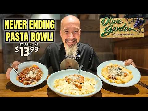 Olive Garden Never Ending Pasta & I Ate It ALL!