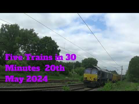 Five Trains in 30 Minutes - 20th May 2024