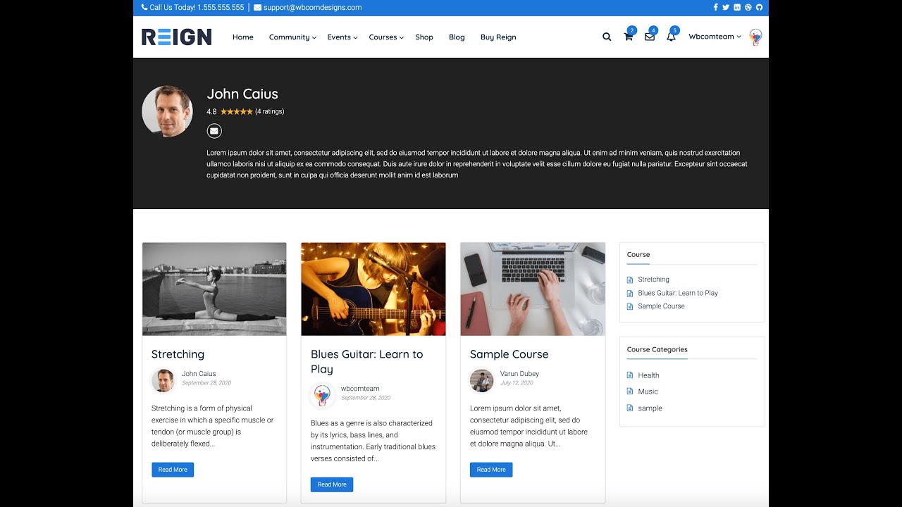 LearnDash Course Directory Filters & Multiple Single Course layout - Udemy Teachable WordPress Theme