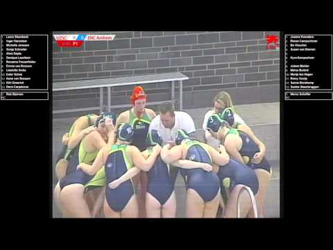 Halve finale KNZB beker 2016 dames UZSC 1 - ENC Arnhem 1