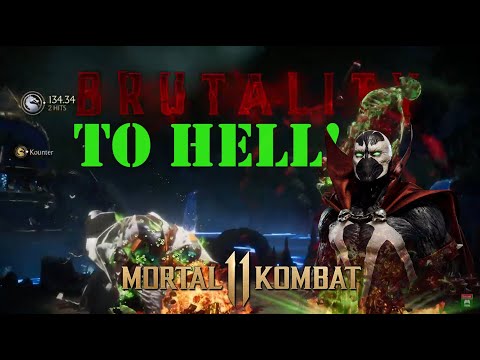 Mortal Kombat 11 how to do Spawn To Hell Brutality finisher!