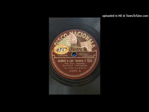 Gloria a los treinta y tres (gato) Dúo Ítalo-Castañeda e5358 1930 Disco Nacional (Odeón) 21.001-A