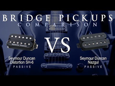Seymour Duncan DISTORTION SH-6 vs NAZGUL - Bridge Pickup Guitar Tone Comparison Demo