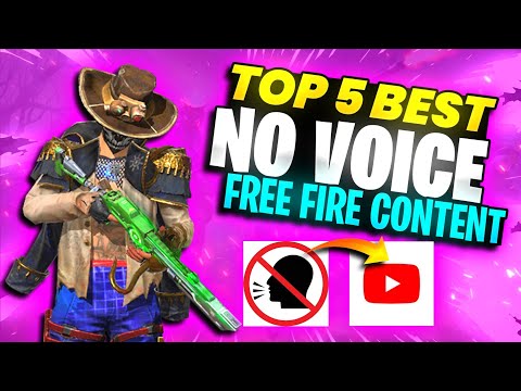 Top 5 Best No Voice Content For Free Fire || No Voice Content For Free Fire || No Voice Content ||