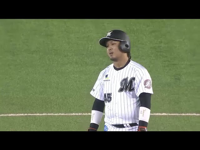 【6回裏】マリーンズ・田村 勝利にグッと近付く2点タイムリー2ベース!! 2016/10/5 M-E