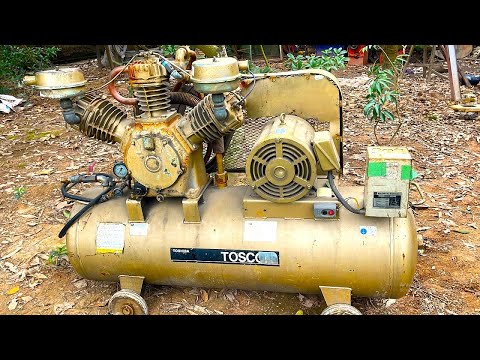 Genius Boy Restores Entire Engine Of high Pressure Air Compressor And Large Capacity Air Compressor