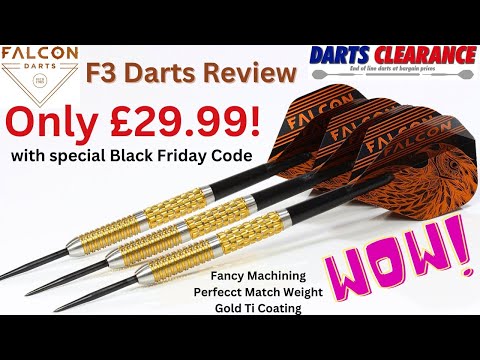 Darts Clearance FALCON F3 Darts Review BLACK FRIDAY DARTS DEAL WOW