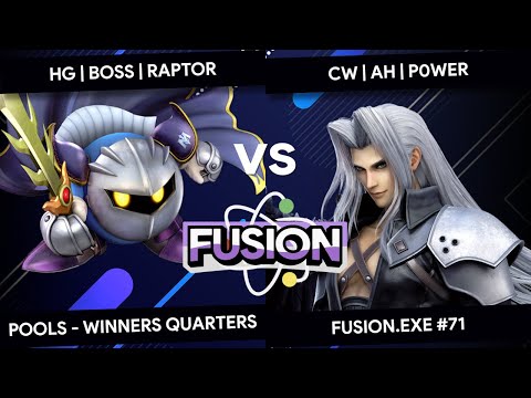 Fusion.exe 71 - Raptor (Meta Knight) vs p0wer (Sephiroth) - Pools - Winners Quarters