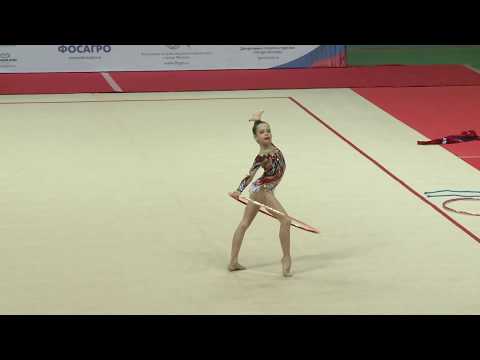 Sofia Pogorelova -  Hoop Junior Championships of Moscow'18 13.000