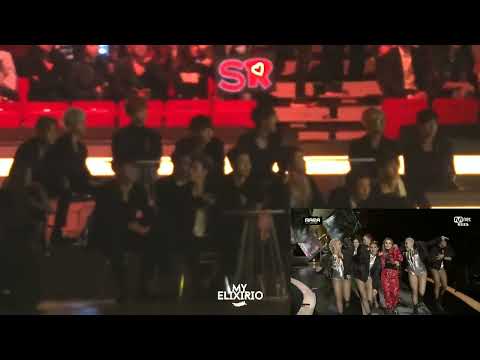 [Fancam] 151202 BTS iKON REACTION TO CL 'Hello Bitches' Ver. 2 | 2015 MAMA Awards 직캠