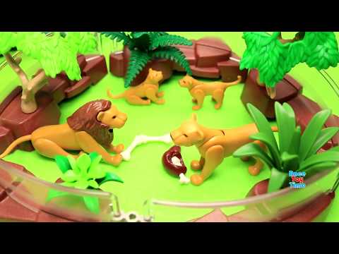 Huge Playmobil Animal Zoo Building Sets - Fun Animals Toys For Kids