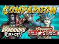COMPARISON Warriors Orochi Vs Warriors All Stars