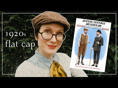 I tried making a 1920's flat cap from Vintagebursche's sewing book!