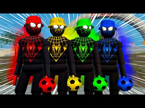 Ultimate Ragdoll Showdown: Spider-Man GAME Miles Morales vs. NPCs!