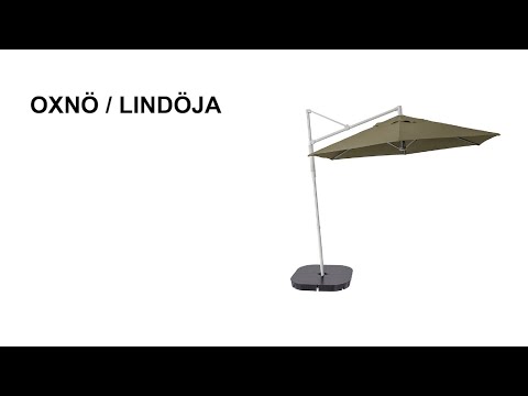 OXNÖ : LINDÖJA ОКСНЭ : ЛИНДЭЙА Зонт от солнца с основанием IKEA