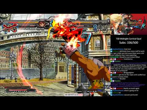 GGXXAC+R @ The Midnight Carnival TSB Qualifier - Complete Tourney [4K/60fps]