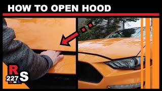 How to Open Hood (2018 Mustang)