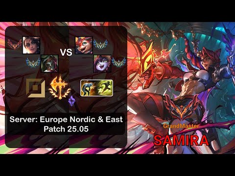 Samira ADC + Renata Glasc vs Smolder + Lulu - EUNE GrandMaster - Patch 25.05
