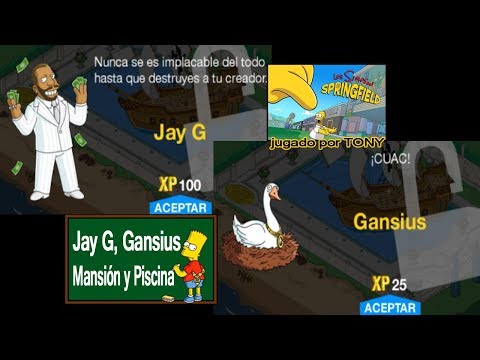 Los Simpson Springfield "Jay G y Gansius" por Tony