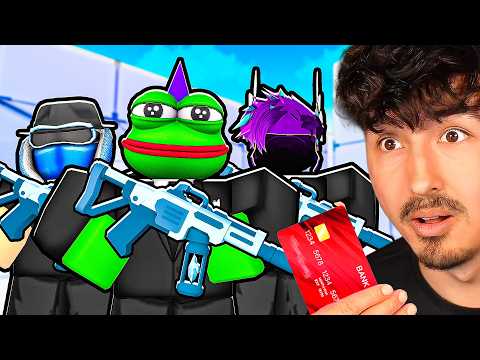 I hired YOUTUBERS as BODYGUARDS in Roblox Rivals!