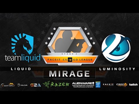 Liquid vs Luminosity - Mirage (FACEIT League 2015 Stage 2 NA)