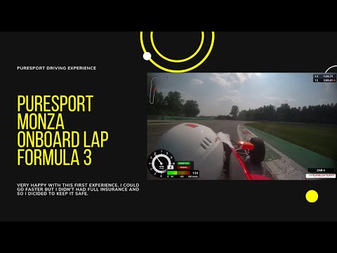 PURESPORT - MONZA - ONBOARD LAP - FORMULA 3