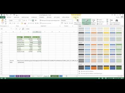 comment colorer une ligne sur deux dans excel