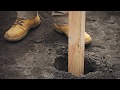Setting a Post using Australian Builders concrete quick set