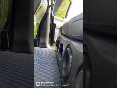 Truck got 4 8’s in a ported box #subwoofer #caraudio #f250