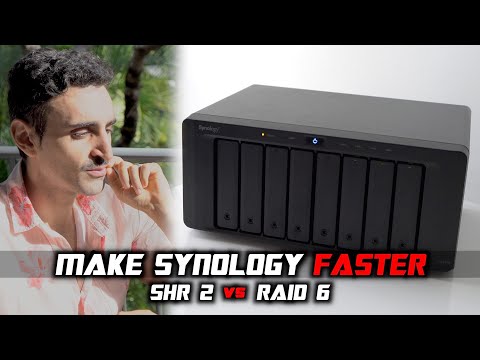 Make Synology NAS Run Faster?... Default SHR 2 or RAID 6 👨🏻