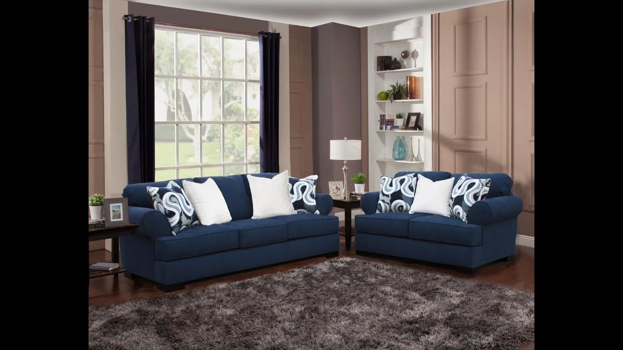 Lia Sofa And Love Seat Set By Comfort Industries