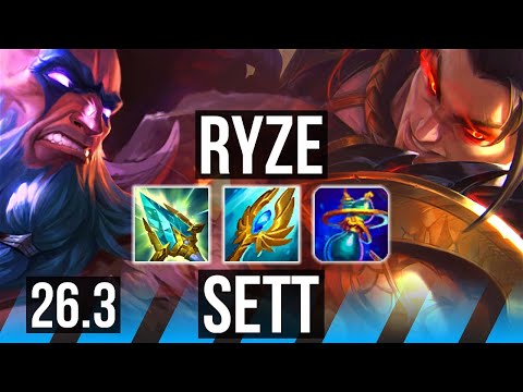 RYZE vs SETT (MID) | Perfect KDA: 13/0/6 | NA Master | 26.3