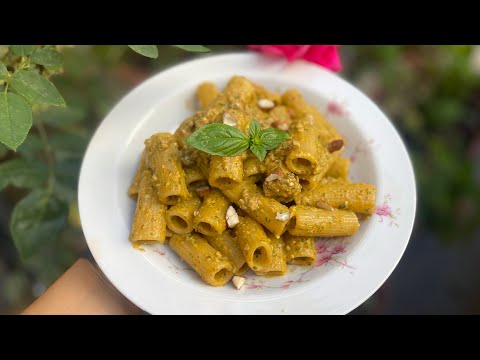 Rigatoni con pesto alla trapanese😋