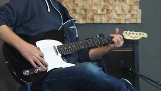 Video thumbnail for Harley Benton TE-20 BK Standard Series Guitar Test by Rewolucja Gitar