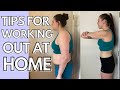 TIPS FOR WORKING OUT AT HOME With A Workout My Weight Loss Journey