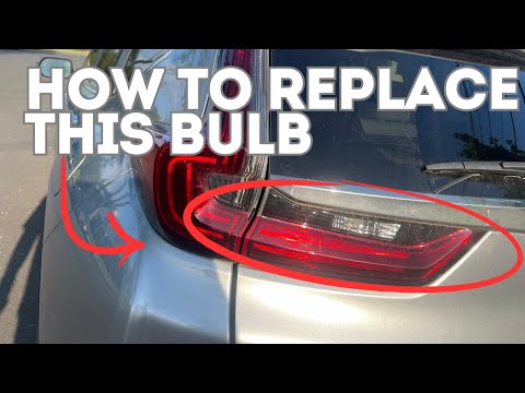 How to Replace Inner Tail Light Bulb on Honda CR-V 2017–2022 | Tailgate Brake Light