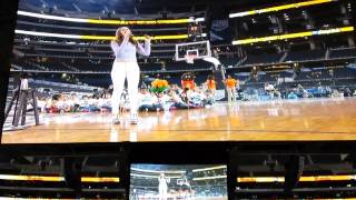 Carly Rose Sonenclar performing "Fighters" at AT&T Stadium