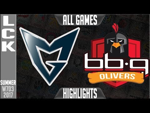 Samsung Galaxy vs bbq Olivers ALL GAMES Highlights Week 7 Day 3 LCK Summer 2017 SSG vs BBQ