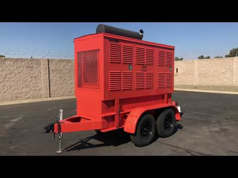 DMT Corporation 100kW Trailer Mounted Diesel Generator For Sale
